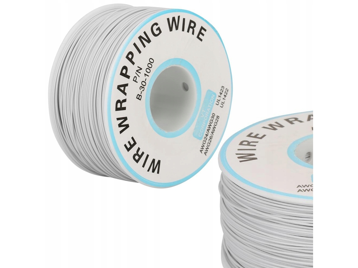 Cabo Kynar Awg 0.25mm 200m Cinza – Alta Precisao | Cobre Estanhado | Ideal para eletrônica