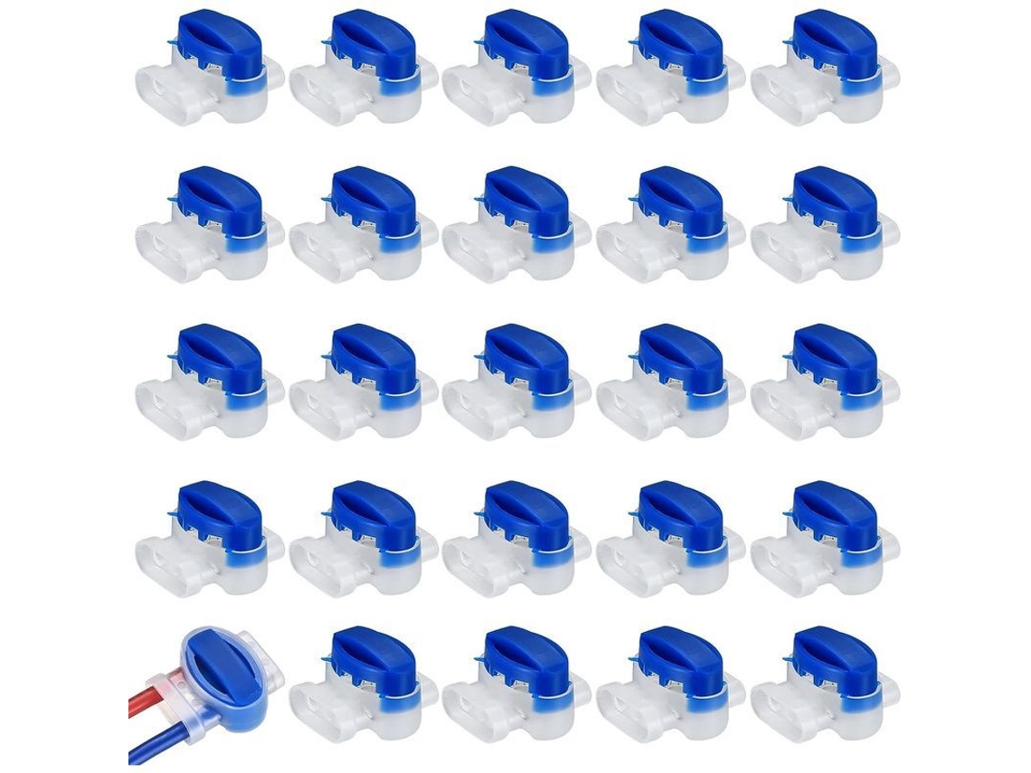 2026 conectores de Cable Linjou 25pcs, Conectores Originales para Cortacésped Robótico Automower Jardín Impermeable