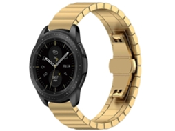 Pulseira De Aço Inoxidável Com Fecho Borboleta Para Galaxy Watch 46mm