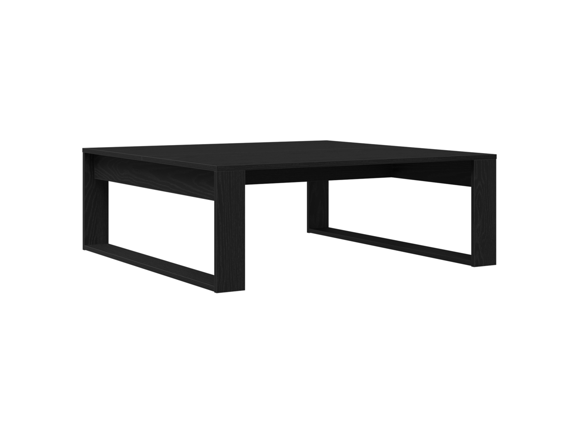 Conjunto 1 Mesa De Centro Vidaxl Preto Derivados De Madeira (100 X 100 X 35 Cm)