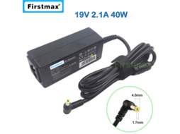 Lurelia Carregador Para Portátil 19 V 2,1 A 40 W Para Portátil De 19 V