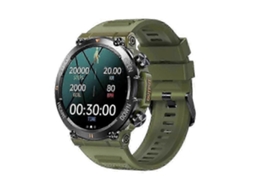 Relógio inteligente militar para homens, smartwatch robusto com monitor de frequência cardíaca e rastreador de condicionamento físico para bicicleta elétrica (atende e faz chamadas)