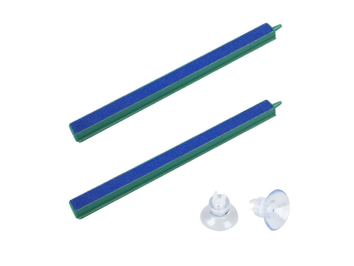 Barra De Ar Difusora De 30cm (12 Polegadas) Para Aquário, Com 2 Pedras Porosas E 2 Tubos De Oxigênio, 2 Pacotes