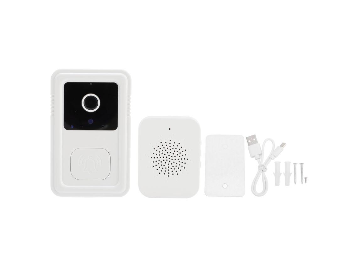 2026 câmera de Campainha Sem Fio com Wifi 2.4g, Campainha Inteligente com Vídeo Ai, Câmera de Campainha Sem Fio Inteligente