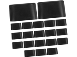 Uonlytech Conjunto De 20 Protetores Ovais Pvc Para Pés Cadeira, Antiderrapantes, Ideais Para Pisos De Madeira Fácil