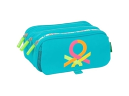 Trousse Safta Benetton Grande Trousse Triple Confortável Para Crianças Escolares