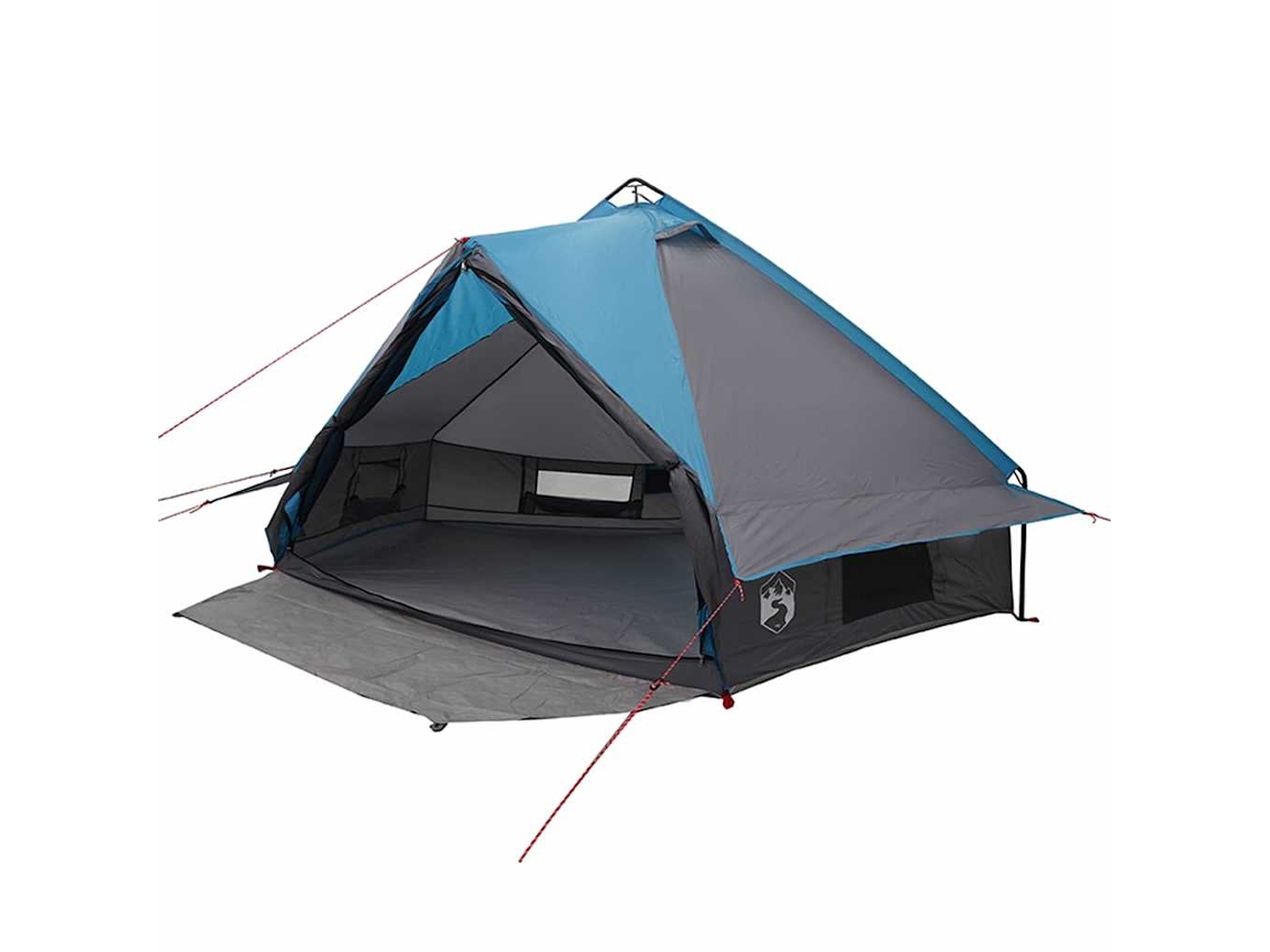 Conjunto 1 Barraca De Camping Vidaxl Azul Tafetá (431 X 366 X 185 Cm)