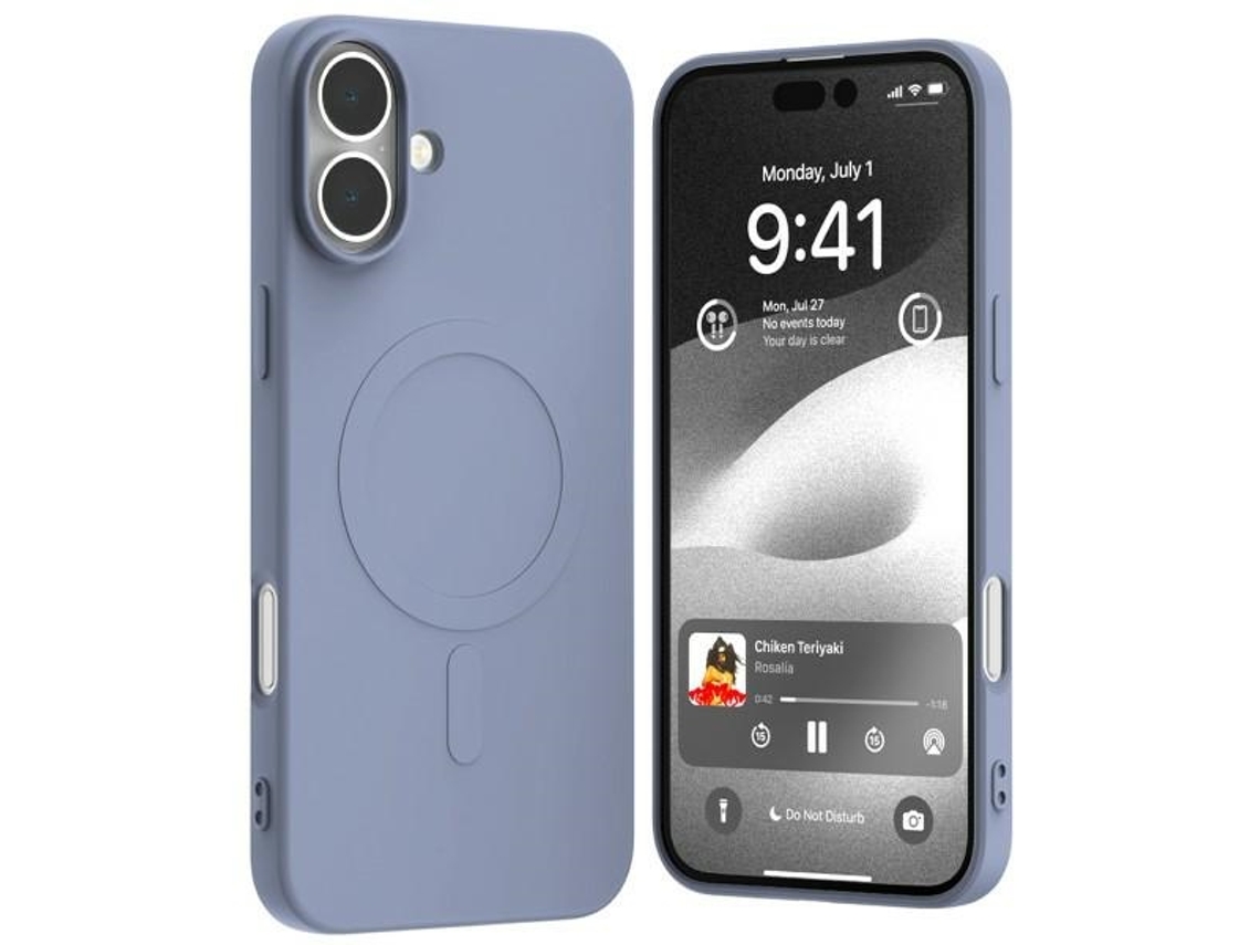 Capa Magsafe para iPhone 16 Plus MERCURY Silicone Roxo