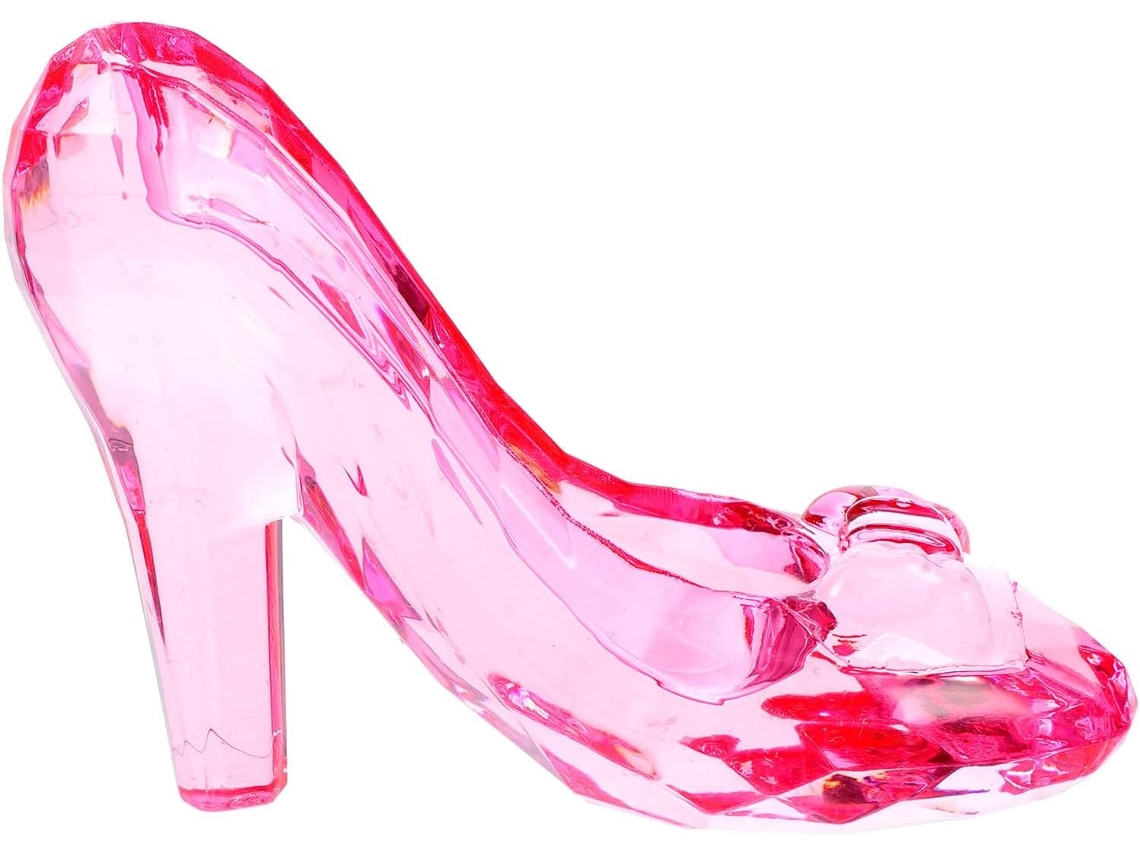 Sapato Salto Acrílico Elegante Decoração Ideal Festivais Decorar Alto Rosa Peça Mesa Sua Casa GOKOCO