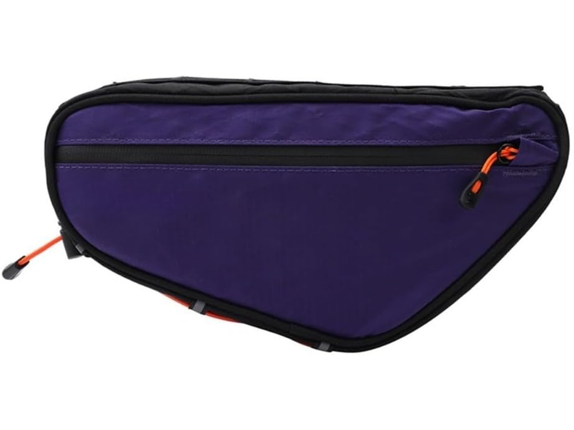 Bolsa Triangular De Quadro De Bicicleta De 17 Litros, Compacta, Em Nylon, Amarela