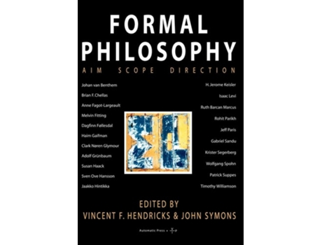 Livro Formal Philosophy De Hendricks E Vincent F (inglês - Capa Dura)