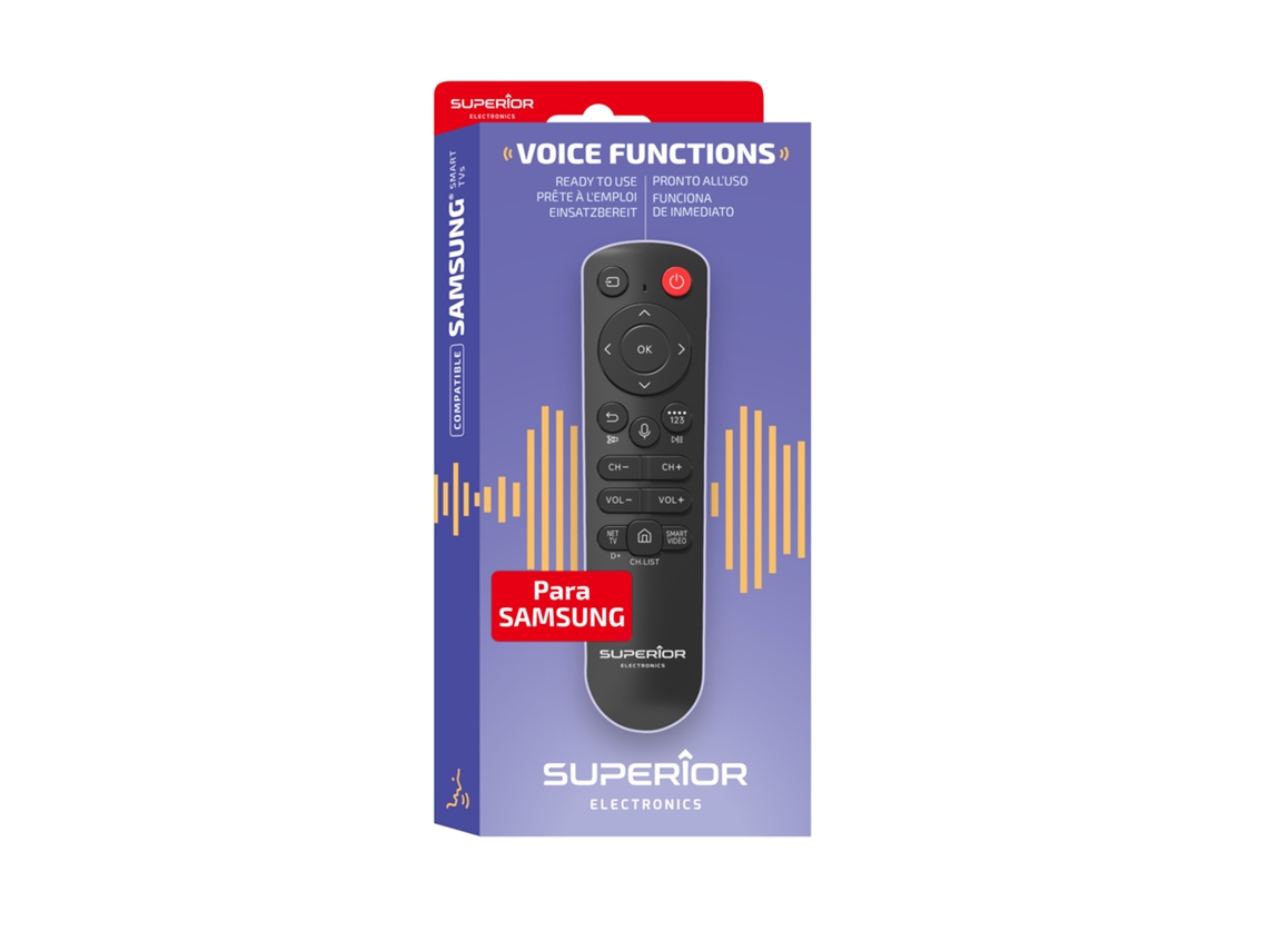 Comando SUPERIOR Universal para TV Samsung Smart LCD/LED com Voz
