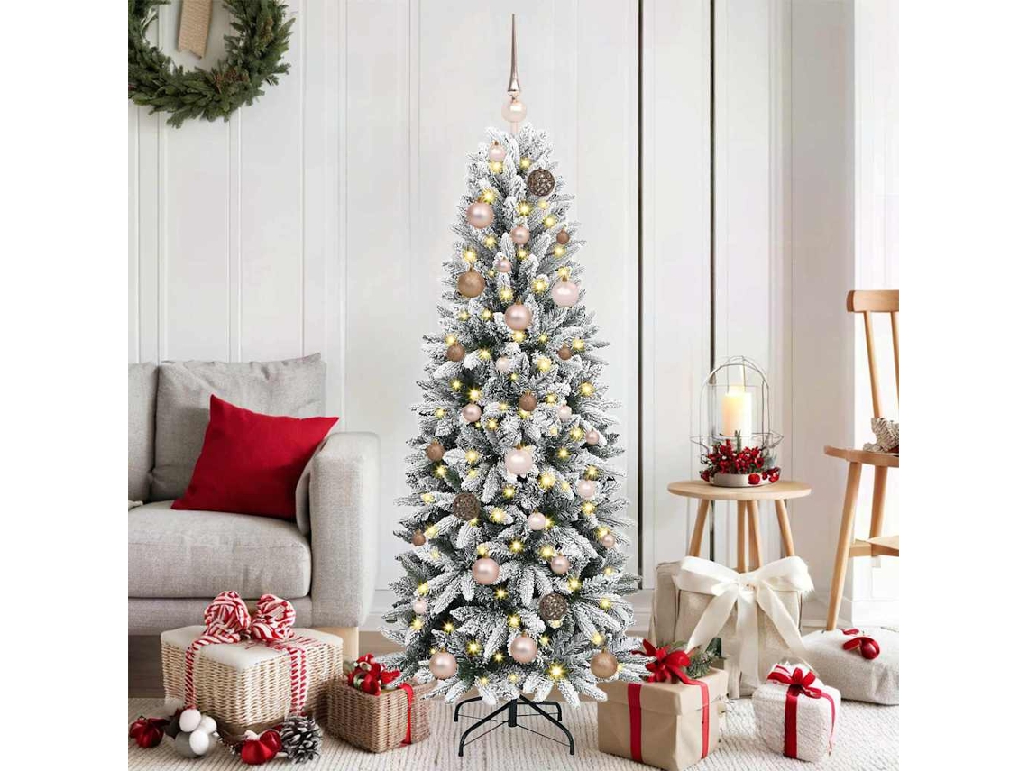 Vidaxl Árvore De Natal Artificial Branco 150 Cm