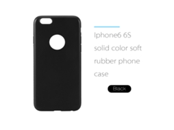 Capa de Telefone LAXISCREED Iphone 6/6s Borracha Macia Cor Sólida