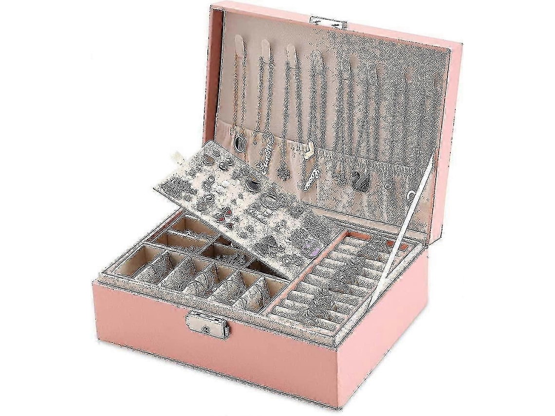 Caixa Organizadora De Joias Compacta Em Formato De Macaron, Com 18 Peças. Feita De Plástico, Ideal Para Viagens E Uso Doméstico. Hengjian
