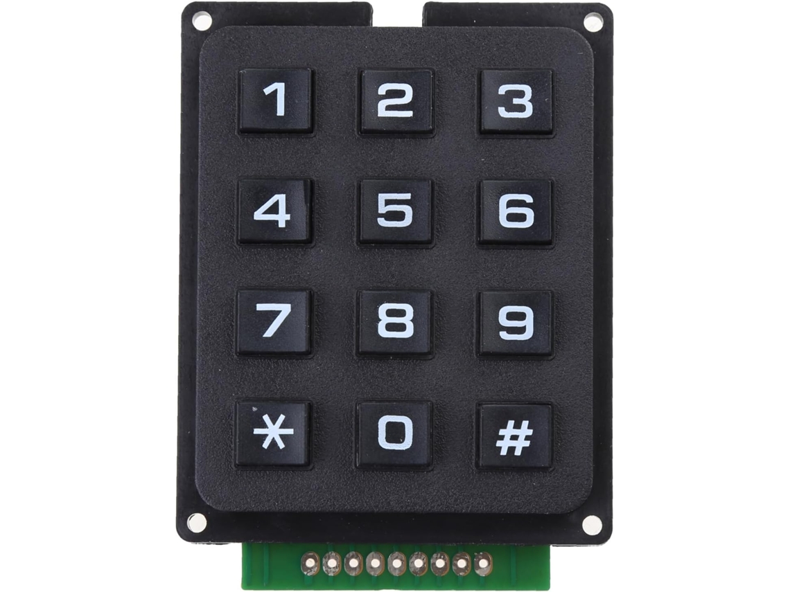 Matriz 3x4, Teclado De 12 Teclas, Módulo De Teclado Eletrônicos