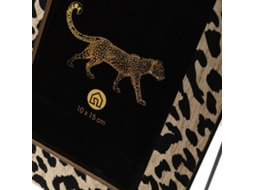 Moldura LOLAHOME Leopardo Preto (Metal)