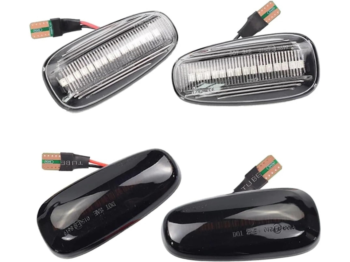 Piscas De Led Dinâmicos Para Lama, Compatíveis Com Opel Astra G 1998-2009e Zafira A 1999-2005 2 Unidades, Fumê Luzes De