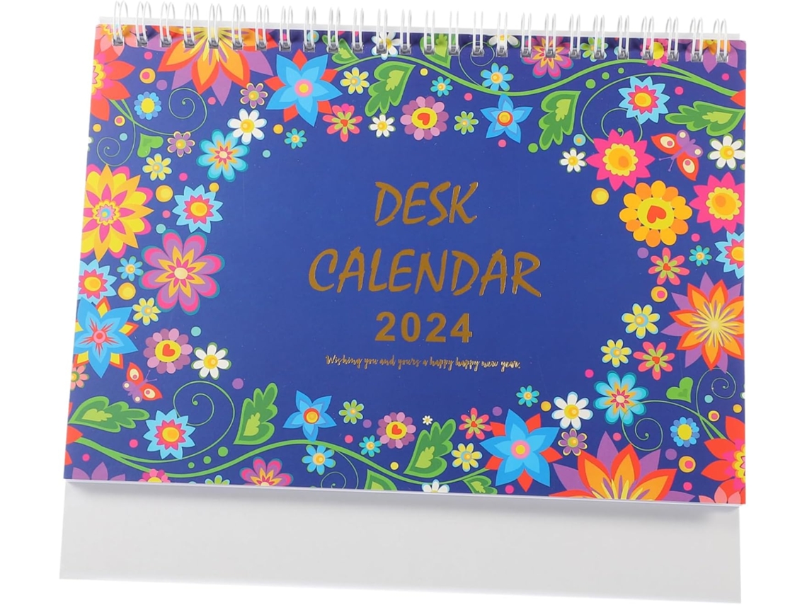 Calendário De Mesa Reutilizável, Para Escritório. Pequeno, Com Design