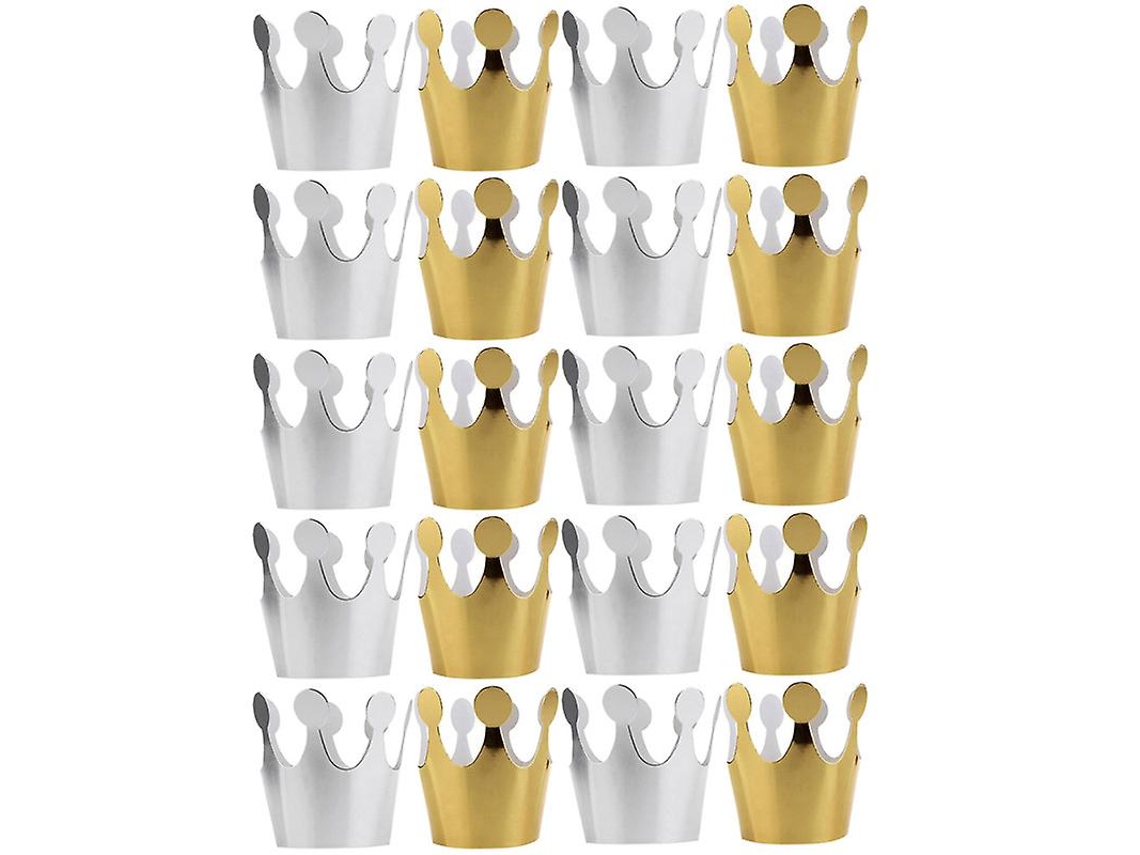20pcs Chapéus De Coroa De Aniversário Allinless