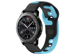 Pulseira De Silicone Bicolor De 22 Mm