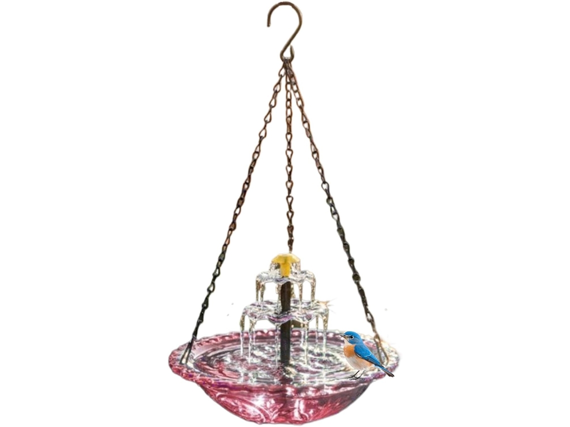 Fonte Solar Para Banho De Pássaros E Decoração De Pátio