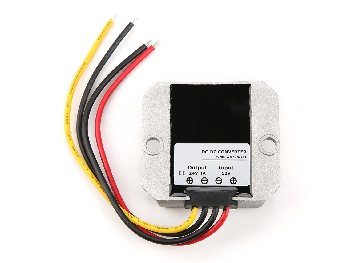 Conversor de Tensión Dc de 12v a 24v Regulador de Voltaje Boost 1a 24w para Coche