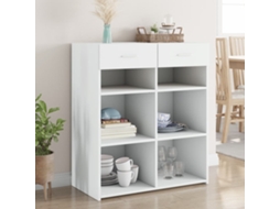 Vidaxl Aparador 80x42,5x93 Cm Derivados De Madeira Branco