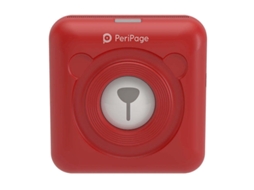 Mini Impressora Fotográfica Portátil Sem Fio Bluetooth de Bolso para BRILVIBERA ( Branco)