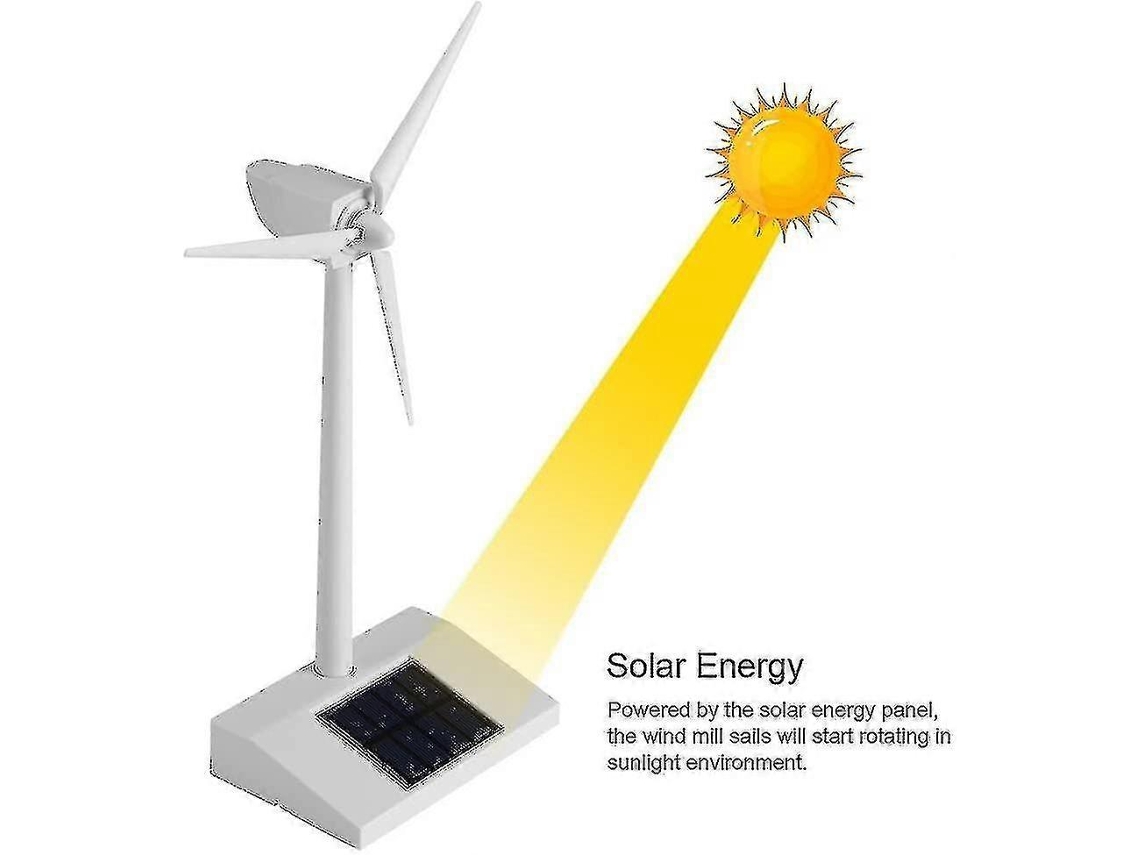 Brinquedo De Turbina Eólica Movido A Energia Solar, Moinho De Vento Movido A Energia Solar, Brinquedo Infantil. Olysi Shop