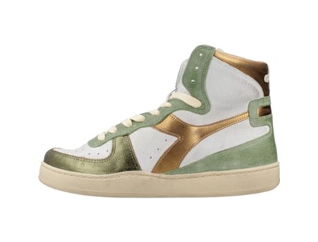 Sapatilhas de Mulher DIADORA HERITAGE Used Tecido Verde (37)