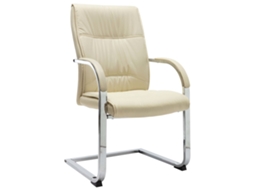 Office Chair, Office Chairs Vidaxl Creme Couro Artificial (n/a)
