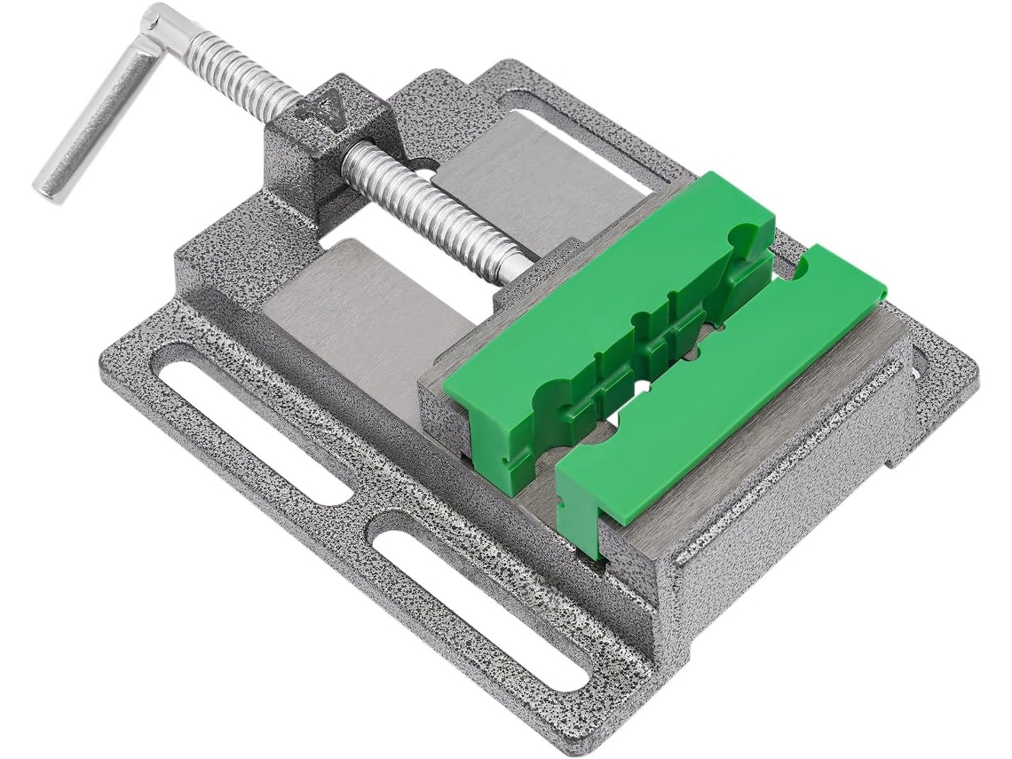 Morsa Para Máquina E De 100 Mm - Pequena Furadeira De Bancada Com 2 Suportes Magnéticos Para Para De E