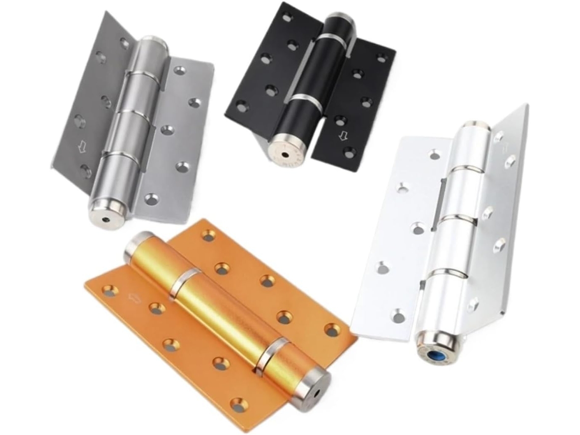 1 Dobradiça Hidráulica Amortecedora Com Mola Invisível E Oculta Para Porta Retorno Automático