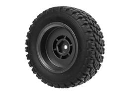 2 Pneus De Carro Rc 82mm Largura 31mm Adaptador Hex 12mm Peça De Reposição Para Carro Scy 16103 1/16 Off Road