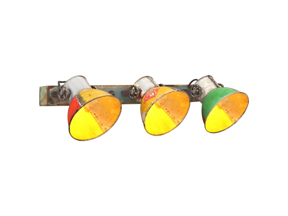 Candeeiro de parede VIDAXL Multicolor Ferro (65x25 cm)