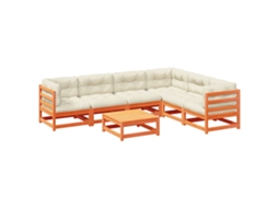 Garden Sofa Set, Garden Sofa Sets Vidaxl Marrom Madeira De Pinho (n/a)