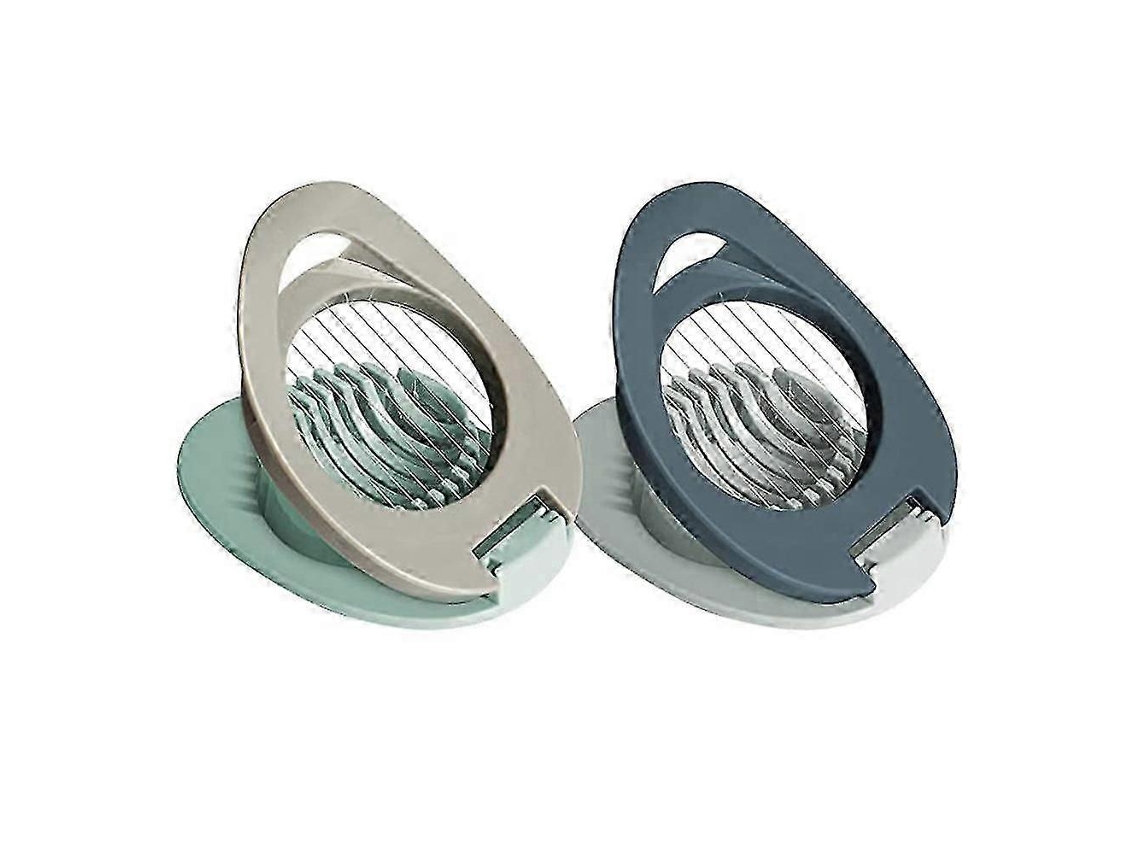 2 Fatiadores De Ovos Com Menos Fio De Aço, Funcionais Para Corte Uniforme De Ovos. Everley891