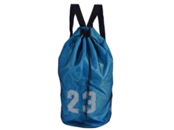 Mochila De Malha Com Cordão Para Treino De Basquete Futebol Futebol Sociedade Exercícios Azul