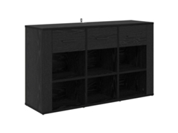 Buffet Carvalho Preto 100x30x59.5 cm Madeira Processada MAISON EXCLUSIVE