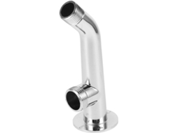 Braço De Chuveiro Em Aço Inoxidável Com Flange, Braço De Chuveiro Reto, Para Banheiro Com Montagem N Gokoco