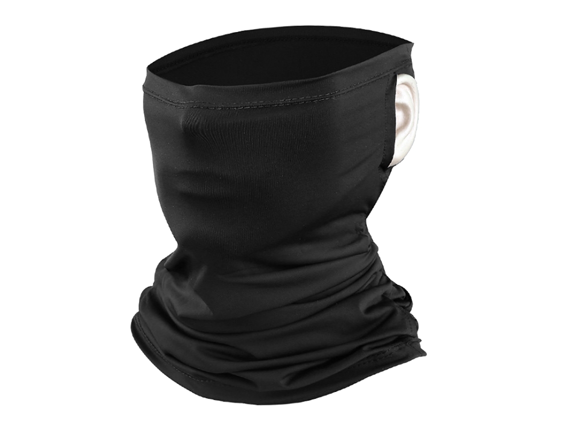 Protetor Facial Mali de Ciclismo ao Ar Livre com Tela de Seda, Gola com Gancho para Bicicleta e Bike