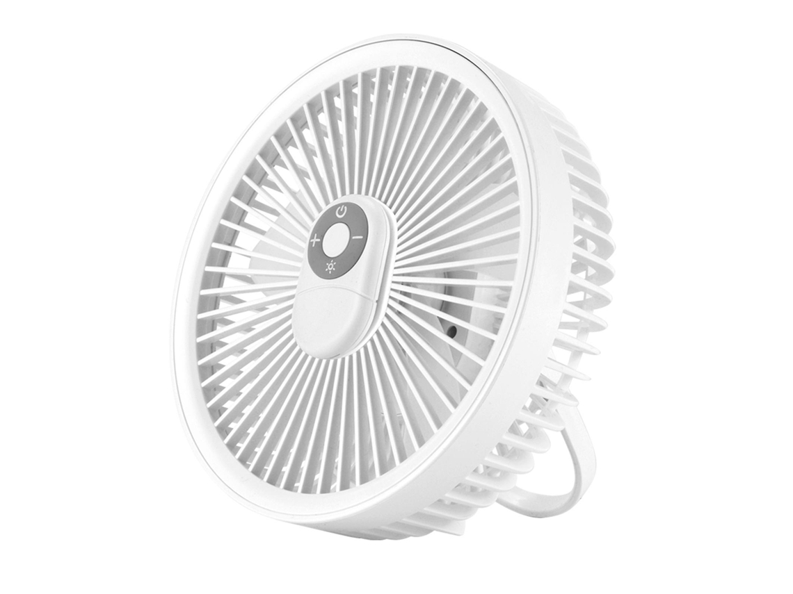Ventilador De Teto Portátil Para Acampamento Com Lanterna Led E Controle Remoto Olysi Shop