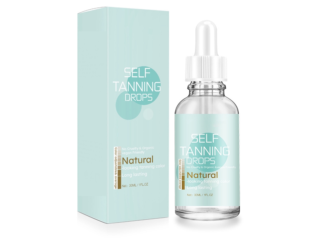 Gotas Autobronceadoras Para Homens E Mulheres, 30ml - Resultados Rápidos Em 4-6h, Bronzeado Natural Sem Danos Uv, Duradouro