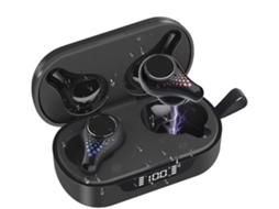 Auriculares Sem Fios Bluetooth Som Estéreo Microfone Para Chamadas Controlo Tátil À Prova De Água Lurelia