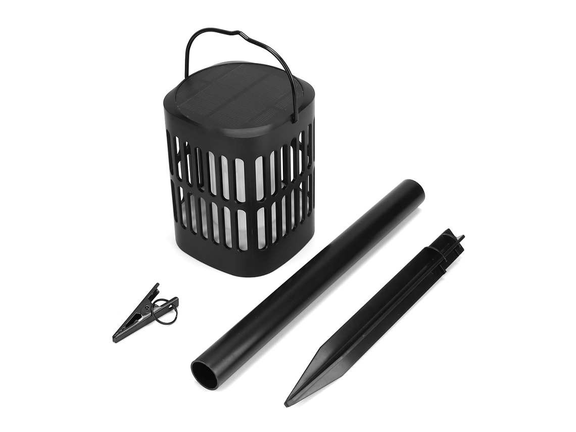 2pcs Lâmpada de Chamas Solar Ip65 Decorativa Jardim