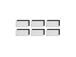 Kit com 6 Filtros Hepa para Aspirador de Pó Ecovacs Deebot N79 N79s BRILVIBERA