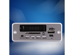 Placa Decodificadora Mp3 Dc12v Com Display Led E Controle Remoto