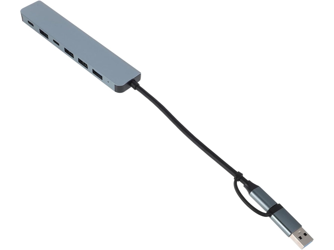 Hub Usb De Alta Velocidade Com Extensor Para Laptop E Desktop, Design
