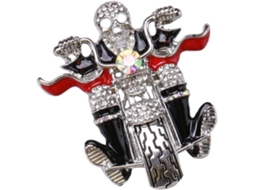 Broche Decorativo De Halloween Em Liga De Prata Ciieeo, Alfinete Estético Fácil De Fixar.